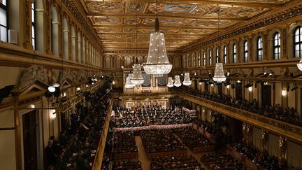 La salle de concert de Vienne, décembre 2017
 (HANS PUNZ / APA / AFP)