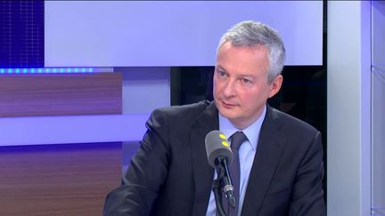 Bruno Le Maire, ex-candidat à la primaire de la droite, était l'invité de franceinfo jeudi 12 janvier. (RADIO FRANCE / FRANCEINFO)