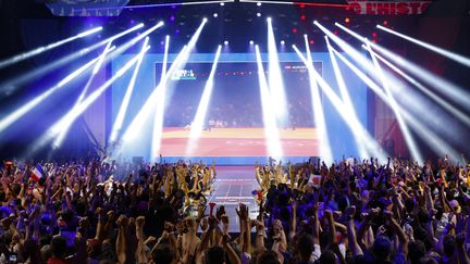 Le Club France à La Villette à Paris, samedi 3 août. (VALROFF LAURENE / KMSP)