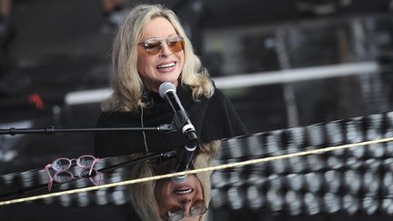 Véronique Sanson, aux Francofolies de la Rochelle en juillet 2014
 (XAVIER LEOTY / AFP)