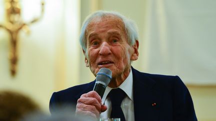 Jean d'Ormesson, le 9 décembre 2015, à Paris.&nbsp; (CITIZENSIDE / FRANCOIS PAULETTO / AFP)