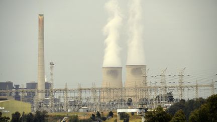 Des centrales électriques en Australie. le 4 novembre 2021. Photo d'illustration. (SAEED KHAN / AFP)