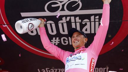 Simon Gerrans, nouveau leader du Giro (LUK BENIES / AFP)