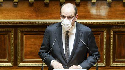 Le Premier ministre Jean Castex, le 23 février 2022. (DANIEL PIER / NURPHOTO VIA AFP)