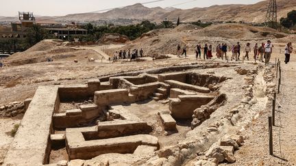 Le site de Tell al-Sultan, près de la ville de Jericho, le 27 september  2023. (HAZEM BADER / AFP)