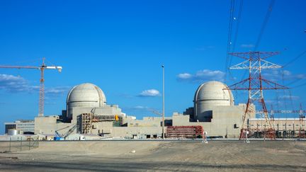 Une vue de la centrale nucléaire dans la région d'Al&nbsp;Gharbia, à Abou Dabi (Émirats arabes unis), le 13 février 2019.&nbsp; (BARAKAH NUCLEAR POWER PLANT / AFP)