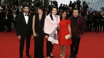 Tahar Rahim, Nadine Labaki, Isabella Rossellini, Haifa Al-Mansour et Panos H. Koutras arrivent à la soirée "Macbeth"
 (Lionel Cironneau/AP/SIPA)