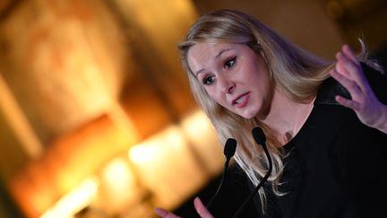 L'ancienne députée RN Marion Marechal, le 4 février 2020 à Rome. (ALBERTO PIZZOLI / AFP)