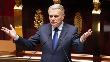 Le Premier ministre a prononc&eacute; mardi 3 juillet devant l'Assembl&eacute;e nationale son grand discours de politique g&eacute;n&eacute;rale. (PATRICK KOVARIK / AFP)