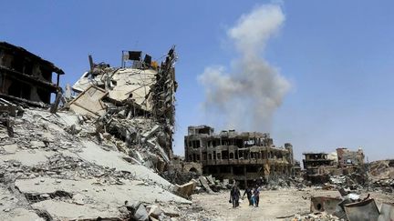 La vieille ville de Mossoul (Irak), le 8 juillet 2017.&nbsp; (ALAA AL-MARJANI / REUTERS)