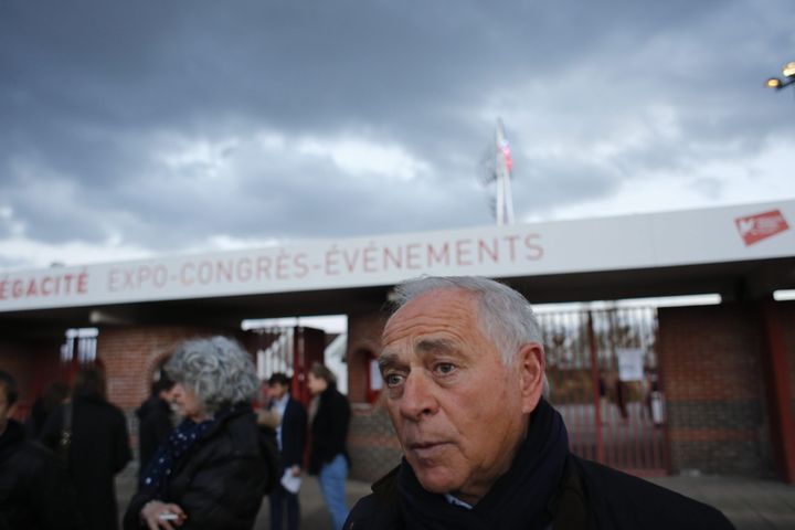 François Patriat, à Amiens, pour le lancement d'En marche, le 6 avril 2016. (MAXPPP)