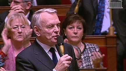 Jean-Marc Ayrault à l'Assemblée le 24 janvier 2012 (FTV)