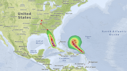 Irma se dirige vers la Floride, José s'éloigne des Antilles... Découvrez les trajectoires des ouragans dans les jours à venir (NICOLAS ENAULT / CARTO)