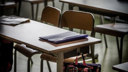 Une classe d'une école primaire de Sèvres (Hauts-de-Seine), le 4 septembre 2020. (ARTHUR NICHOLAS ORCHARD / HANS LUCAS / AFP)