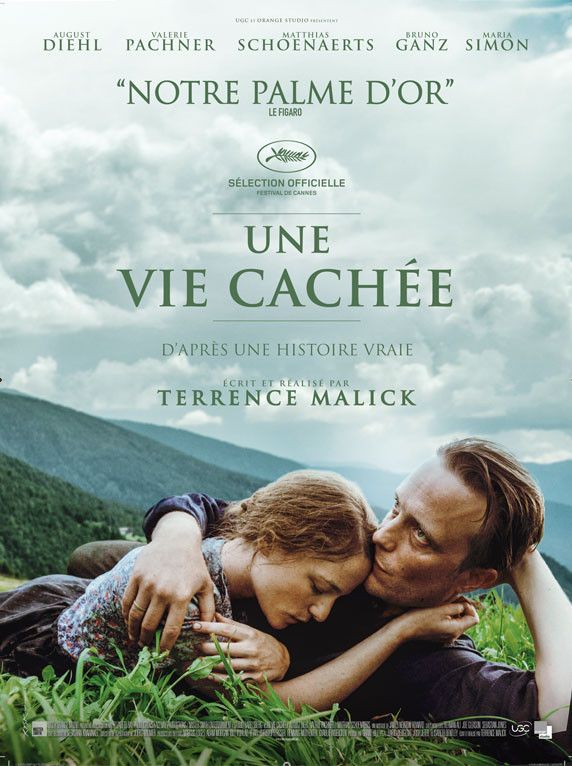 L'affiche de "Une vie cachée" de Terrence Malick. (Orange Studio Cinéma / UGC Distribution)