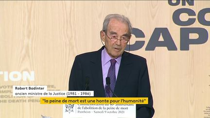 40 ans de l'abolition de la peine de mort en France : le discours de Badinter au Panthéon