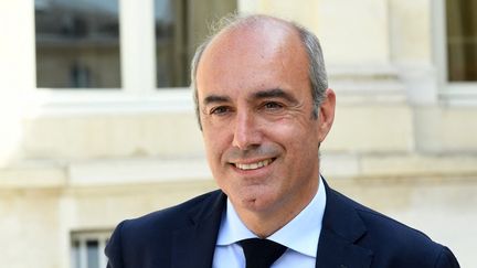 Le député d'Eure-et-Loir Olivier Marleix, le 22 juin 2022 à Paris. (ALAIN JOCARD / AFP)