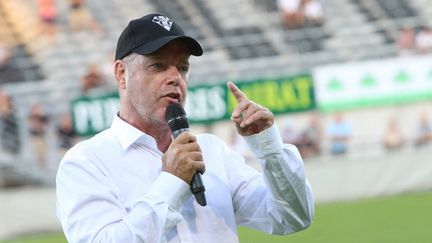 Simon Gillham, président du CA Brive, est en colère après le report du derby face à Clermont, prévu lors du Boxing Day. (DIARMID COURREGES / AFP)