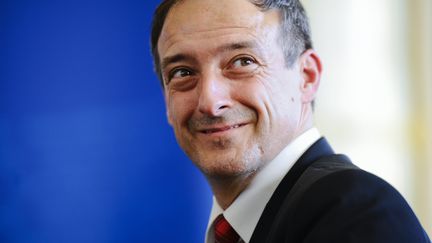 Pierre Hanotaux, nouveau directeur g&eacute;n&eacute;ral de l'Audiovisuel ext&eacute;rieur fran&ccedil;ais, le 28 septembre &agrave; Paris. (CHRISTOPHE MORIN / MAXPPP)