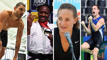 Florent Manaudou, Clarisse Agbegnenou, Mélina Robert-Michon et Renaud Lavinellie sont candidats au rôle de porte-drapeau pour la cérémonie des JO de Tokyo.