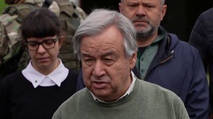 Guerre en Ukraine : le secrétaire général de l'ONU, Antonio Guterres, s'est rendu à Boutcha