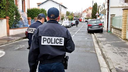 C'est dans cette rue de Toulouse (Haute-Garonne) qu'est situ&eacute;e l'&eacute;cole juive prise pour cible par un tireur le 19 mars 2012. (LANCELOT FREDERIC / SIPA)