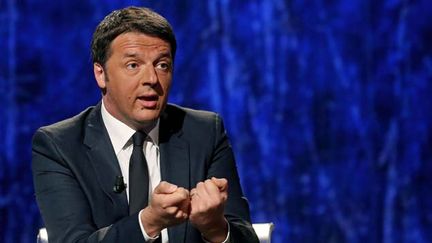 &nbsp; (Matteo Renzi, le chef du gouvernement italien, a annoncé cette mesure en direct à la télévision dimanche soir © MaxPPP)