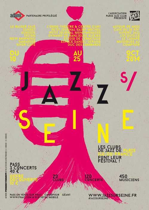 L'affiche de l'édition 2014
 (Paris Jazz Festival)