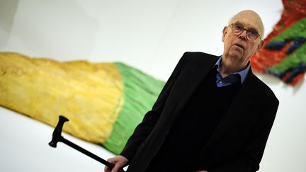 L'artiste Claes Oldenburg à Bilbao, le 29 octobre 2012. (RAFA RIVAS / AFP)