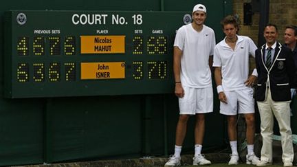 John Isner et Nicolas Mahut dans la légende