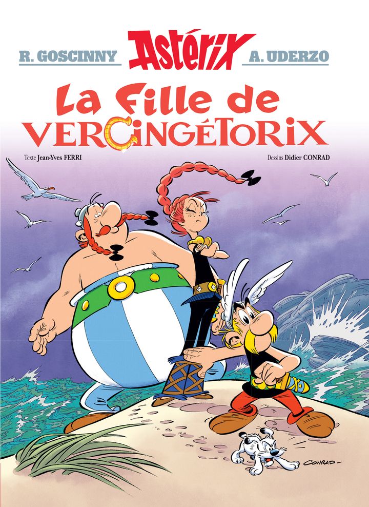 Couverture du dernier album d'Astérix (Les éditions Albert René)