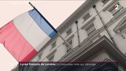 Le lycée Charles de Gaulle a été noté "insuffisant" par les services d'inspection britanniques. (L'OEIL DU 20 HEURES / FRANCE 2)