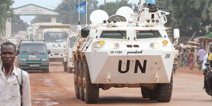 Malgré la présence de plus de 10.000 soldats de l'ONU, la situation est toujours aussi tendue en Centrafrique. (SABER JENDOUBI / AFP)