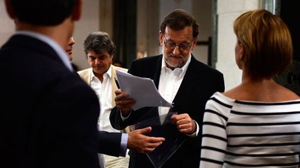 &nbsp; (Rajoy fera voter à la direction de son parti les six conditions que Rivera veut voir accepter avant de négocier l’investiture © AFP)