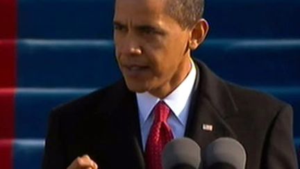 Discours d'investiture du président Obama (archives) (France 2)