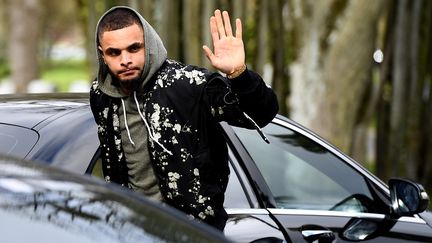 Le défenseur français du Paris Saint-Germain, Layvin Kurzawa. (FRANCK FIFE / AFP)