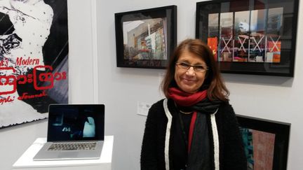 &nbsp; (Marie-Pierre Mol au salon Art Paris © Emmanuel Langlois / Radio France)