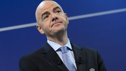 Gianni Infantino, nouveau visage du football mondial (FABRICE COFFRINI / AFP)