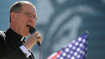 Le Cardinal Roger Mahony, archevêque de Los Angeles de 1985 à 2011, est accusé d'avoir couvert des prêtres accusés d'abus sexuels. (ROBYN BECK - AFP )