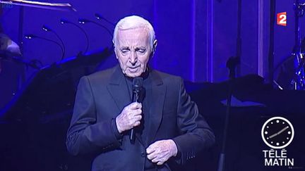 Charles Aznavour remonte sur scène à 91 ans