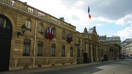 La façade du Palais de l'Elysée, résidence officielle des présidents de la République. Paris (France) le 18 octobre 2007 (NATHANAEL CHARBONNIER / FRANCEINFO / RADIO FRANCE)