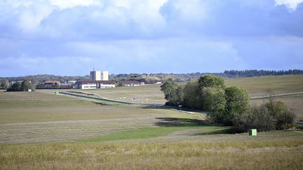 Le site du projet Cigéo à Bure (Meuse), le 7 octobre 2020. (JEAN-CHRISTOPHE VERHAEGEN / AFP)