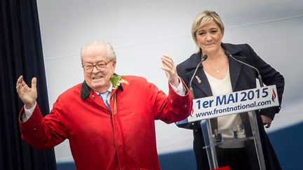 &nbsp; (La Haute autorité juge "sous-évaluées" les déclarations de patrimoine de Jean-Marie et Marine Le Pen © MaxPPP)