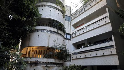 La Maison Rubinsky est l'oeuvre de l'architecte Abraham Markusfeld, et date de 1935. (THOMAS COEX / AFP)