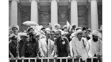 Fidel Castro et le président mexicain Lazaro Cardenas, La Havane, 1959
 (Jesse A. Fernàndez)