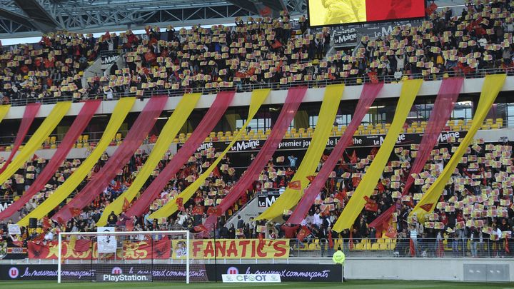 Le stade du Mans lors de la derni&egrave;re journ&eacute;e de L2 saison 2011-2012, le 18 mai 2012.&nbsp; (DENIS LAMBERT / MAXPPP)