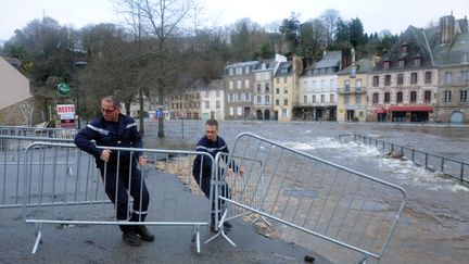 Quimperl&eacute;&nbsp;(Finist&egrave;re) fait partie des 53 communes de m&eacute;tropole concern&eacute;es par l'&eacute;tat de catastrophe naturelle, annonc&eacute; vendredi 17 janvier par Matignon. (FRED TANNEAU / AFP)