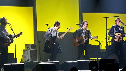 Louis, Matthieu, Joseph et Anna Chedid au Colisée de Roubaix (17 mai 2015)
 (PhotoPQR / Voix du Nord / MAXPPP)