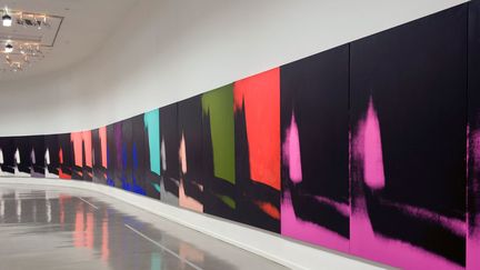 Andy Warhol, "Shadows", au Musée d'art moderne de le Ville de Paris (1er octobre 2015)
 (Annie Viannet / MAXPPP)