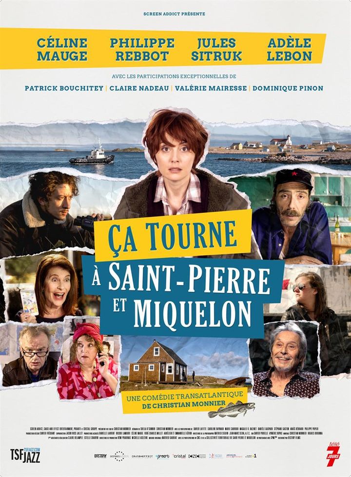 L'affiche de&nbsp;"Ça tourne à Saint-Pierre-et-Miquelon" de&nbsp;Christian Monnier (2022). (DESTINY FILMS)